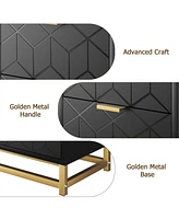 gaomon Dresser for Bedroom, 6 Drawer Dresser with Metal Legs
