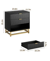 gaomon 3 Drawer Dresser for Bedroom, Modern Dressers & Chests of Drawers