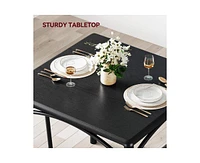 gaomon Dining Table Set for 2 with Cushion Chairs, 3 Piece Kitchen Table and Upholstered Chairs for Kitchen Apartment Dining Room Small Space
