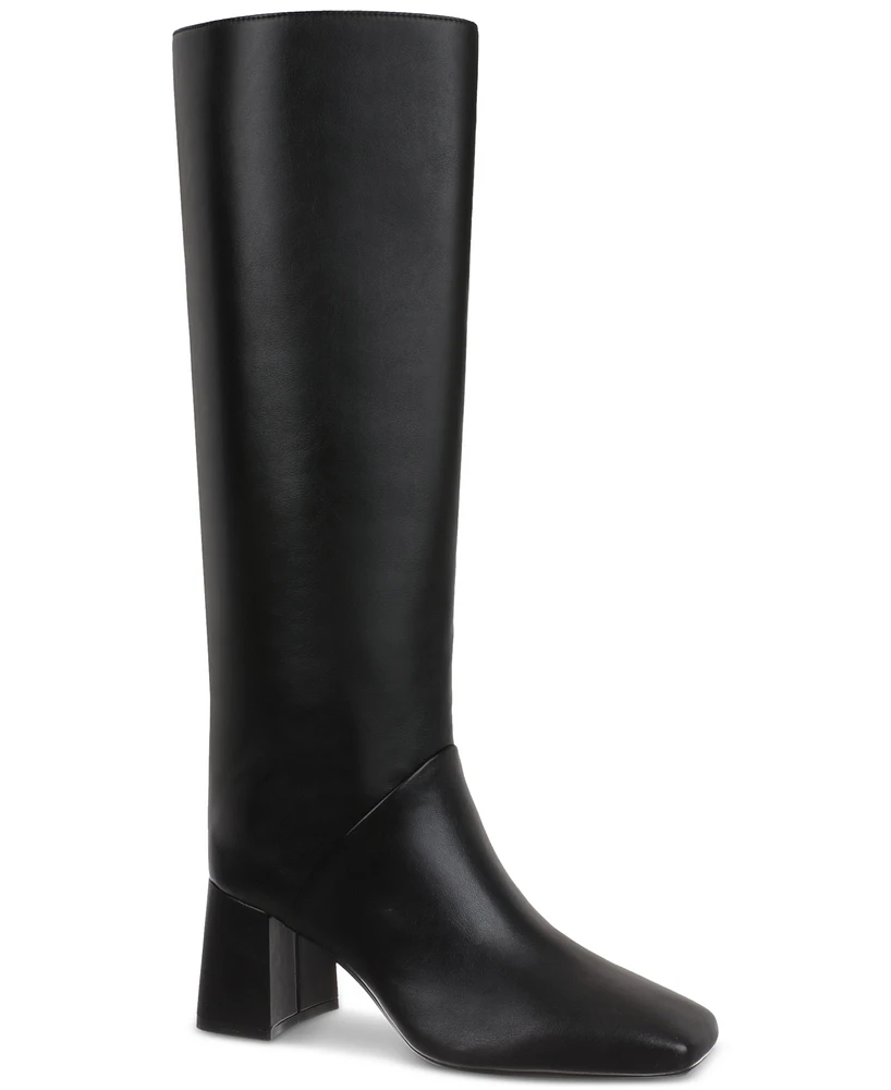 On 34th Women's Millerr Square-Toe Knee High Boots, Created for Macy's