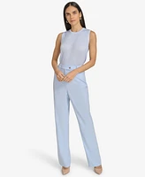 Calvin Klein Women's Modern Fit Straight-Leg Pants