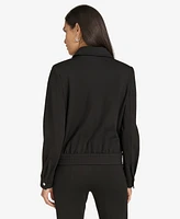 Calvin Klein Women's Zip-Front Bomber Jacket