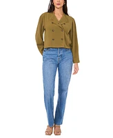 Vince Camuto Women's Double-Breasted Cropped Jacket