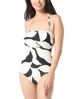 Vince Camuto Women's Printed One-Piece Swimsuit