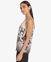 Calvin Klein Women's Floral Print V-Neck Camisole