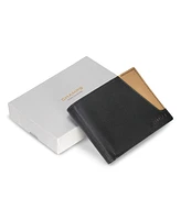 Champs Men's Iconic Collection Leather Center Wing Wallet