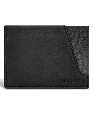 Champs Men's Iconic Collection Leather Cardholder