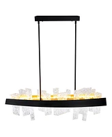 Cwi Lighting 14" Metal Guadiana Led Chandelier