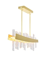 Cwi Lighting 14" Metal Guadiana Led Chandelier