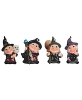 Fc Design 4-pc Set 3.75"H Witch Set Figurine Decoration Home Decor Perfect Gift for House Warming, Holidays and Birthdays