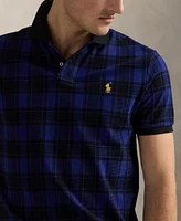 Polo Ralph Lauren Men's Custom Slim Fit Plaid Mesh Shirt