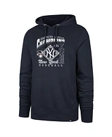 '47 Brand Men's Navy New York Yankees 2024 American League Champions Headline Pullover Hoodie