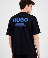 Hugo by Boss Men's Nalono Loose-Fit Logo Graphic T-Shirt