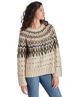 Steve Madden Women's Suzette Fair Isle Sweater