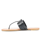 New York & Company Women's Julianna T-Strap Ring Sandal