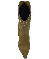 Jessica Simpson Women's Rosera Studded Fringe Cowboy Boots