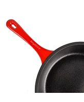 BergHOFF Neo 2pc Cast Iron 10" Fry Pan with Steak Press