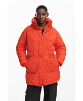 Desigual Women's Textured padded coat