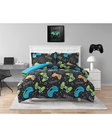 Alex + Bella Video Gamer Set Black -Piece Ultra Soft Microfiber Comforter Set