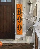 Glitzhome Lighted Wooden Boo Porch Sign, 42"