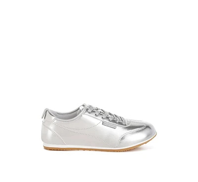 Rag & Co Astylos Metallic Faux Leather Sneakers