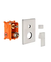 3 Way Outlet Function Solid Brass Shower Diverter Valve Mixer Rough-In Shower Handle Valve Kit Replacement