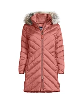 Lands' End Women's Insulated Cozy Fleece Lined Winter Coat