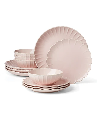 Lenox French Perle Scallop 12 Pc. Dinnerware Set