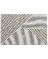 Decor Studio Luna Stripe Skid-Resistant Bath Rug, 20" x 30"