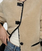 Mango Women's Appliques Coat