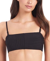 Sanctuary Women's Refresh Rib Bandeau Bikini Top