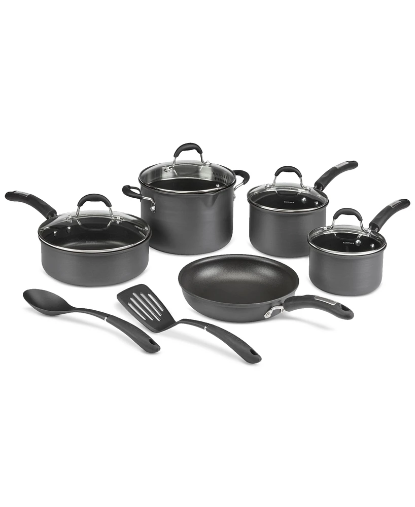 Cuisinart 11-Pc. Hard-Anodized Nonstick Cookware Set