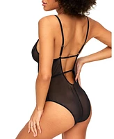 Adore Me Women's Rosie Crotchless Bodysuit Lingerie