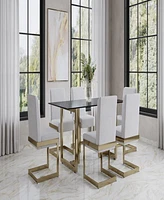 Emila 7 Pc. Dining Set (Rectangular Table & 6 Chairs), Created for Macy's