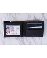 Alpine Swiss Men's Wallet Trifold Bifold Billfolds to choose from Genuine Leather