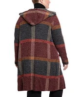 Joseph A Plus Hooded Coatigan Sweater