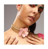 Sohi Women's The Poppy Choker Necklace