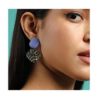 Sohi Women's The Mosiac Drop Earrings