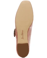 Sam Edelman Women's Michaela Glow Buckled Mary Jane Flats