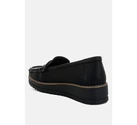 London Rag Croyda Fringed Nubuck Loafers