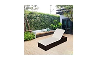 Slickblue Outdoor Leisure Rattan Pool Bed – Stylish and Comfortable Furniture for Relaxation