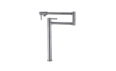 Slickblue Pot Filler Faucet in Brushed Nickel Finish with Extension Shank for Kitchen Convenience