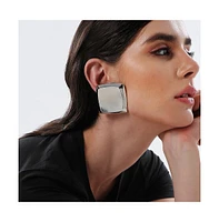 Sohi Women's The Slab Drop Earrings