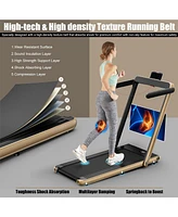 2.25HP 2-in-1 Folding Treadmill – App, Speaker & Remote