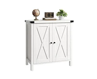 gaomon Buffet Cabinet Farmhouse Storage with Doors and Shelves, Buffets Sideboards Entryway Accent Console fo