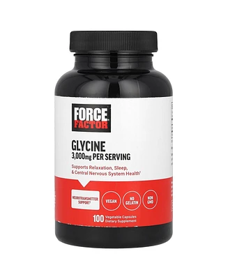 Force Factor Glycine 3 000 mg 100 Vegetable Capsules (1