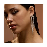 Sohi Women's The Cristallo Drop Earrings