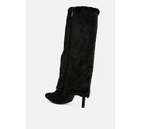 London Rag Everglade Fold-Over Calf-High Boots