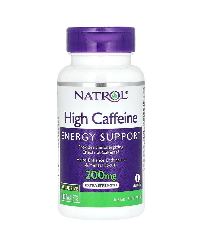 Natrol High Caffeine Extra Strength 200 mg