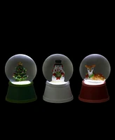 Mr. Christmas Mini Lit Snow Globes, Set of 3